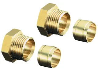 Oventrop Anschlusssatz 6mm für Zweistrangfilter, 212 70 50
