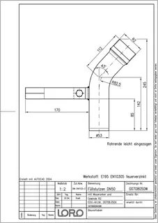 LORO-X FÜLLSTUTZEN A-GEW. 2 ZOLL DN 50 – Bild 2