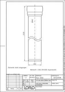 LORO-X ENTLÜFTUNGSR.2500 MM DN 40 – Bild 2