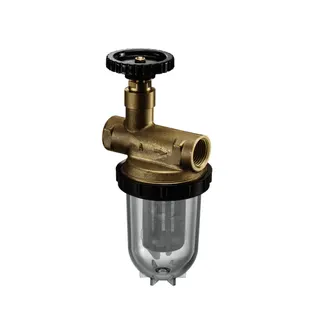 OVENTROP Heizölfilter-Einstrang "Oilpur" 2x1/2IG,Nickelsieb 100-150my,Absperrv.