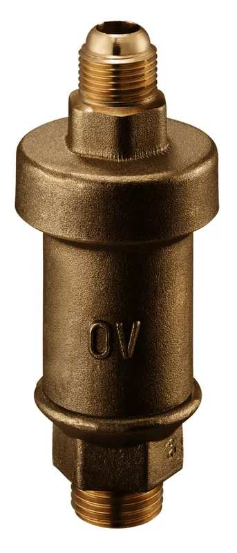OVENTROP Flüssigkeitssicherung 1/2"AG und 3/8"IG unten, M18x1,5 oben