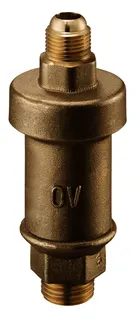 OVENTROP Flüssigkeitssicherung 1/2"AG und 3/8"IG unten, M18x1,5 oben
