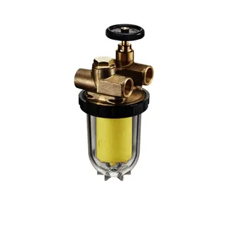 OVENTROP Heizölfilter-Zweistrang"Oilpur" DN10, 3/8"IG,Saugbetr.,Siku 50-75 my