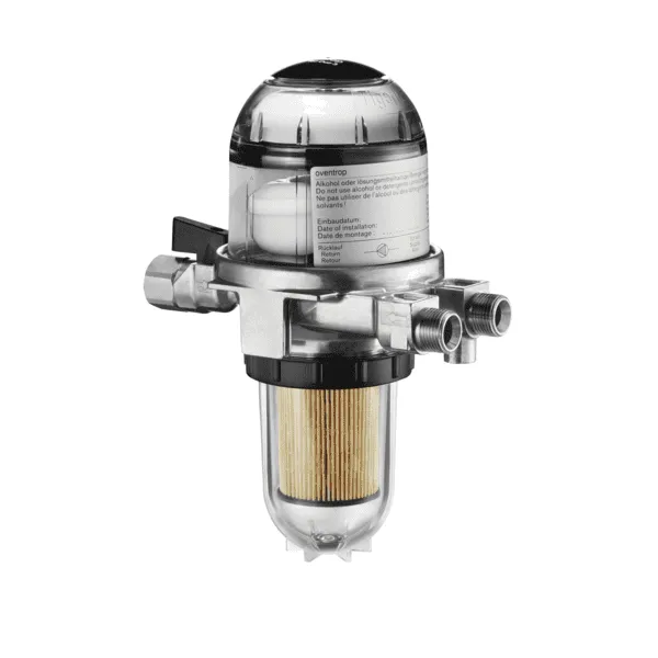 OVENTROP Ölfilter/Entlüfter "Toc-Duo-3" G3/8 IGxG3/8 AG,"Opticlean" MC-7, 5-20my