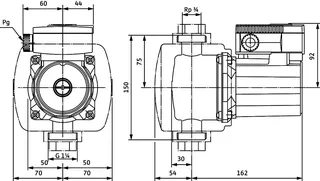 Wilo TOP-Z 20/4 DS ohne Verschraubung Nr. 2 045 520 – Bild 3