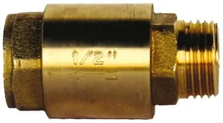 Lowara Rückschlagventil Typ RV 1/2" messing 1/2"AGx1/2"IG, Nr. 9500001