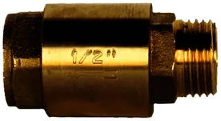 Lowara Rückschlagventil Typ RV 1/2" messing 1/2"AGx1/2"IG, Nr. 9500001 – Bild 2