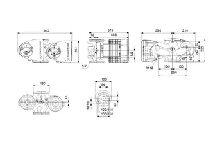 GRUNDFOS Elektr. geregelte Umwälzpumpe MAGNA3D40-80F PN6/10 220mm 1x230V DE – Bild 2