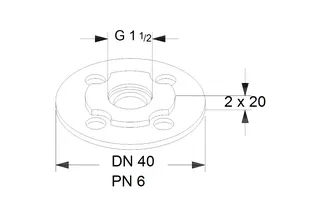 Grundfos Zubehör für Umwälzpumpen Ausgleichsstücksatz A17 G1 1/2xDN40 2x20 – Bild 2