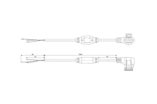 Grundfos Zubehör für Umwälzpumpen ALPHA- Winkelstecker mit 1m Kabel, 97844632 – Bild 2