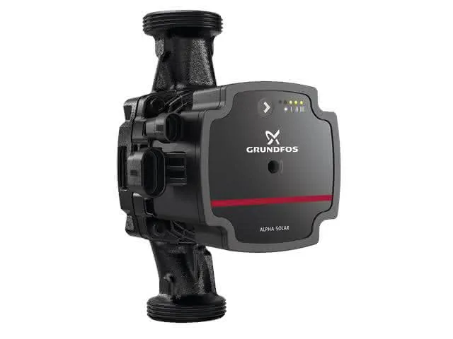 Grundfos Umwälzpumpe ALPHA Solar 25-75 BL:180mm,1x230V 9H, Nr. 98989300