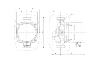 GRUNDFOS Hocheffizienz Umwälzpumpe ALPHA2 15-80 130 1x230V G1 HWM – Bild 2