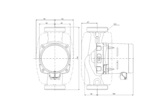 Grundfos Umwälzpumpe ALPHA1 32-60 PN10 Rp1" BL:180mm,1x230V HWM, Nr. 99160423 – Bild 2