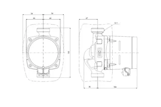 GRUNDFOS Hocheffizienz Umwälzpumpe ALPHA2 15-40 130 1x230V G1 HWM – Bild 2