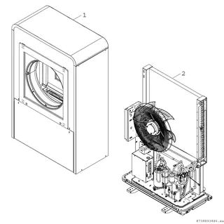 BOSCH Luftwärmepumpe CS7000iAW 9 IR-S Wärmepumpe zur Innenaufstellung – Bild 2
