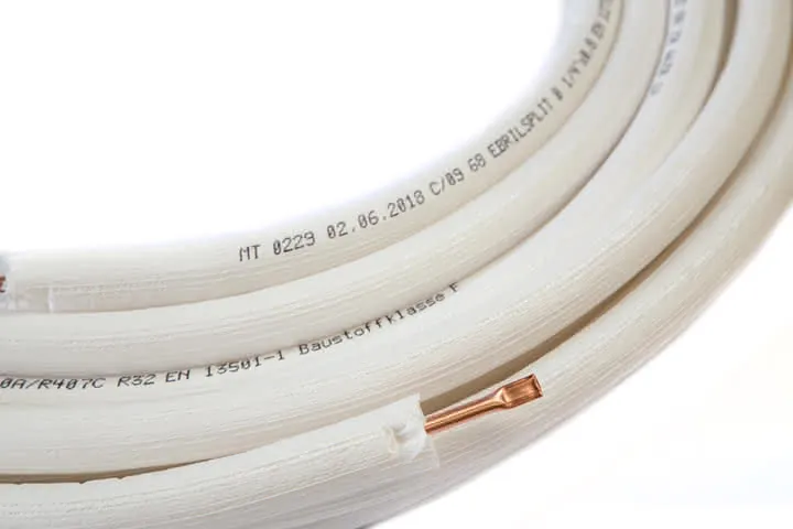 ROTEX Kältemittelleitung Kupfer 1/4" wärmegedämmt (VE25m), 143139