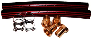 Novelan Installationspaket Hzg. 6/4"kurz Schlauch,Schlauchtülle,Schellen,15024501 – Bild 2