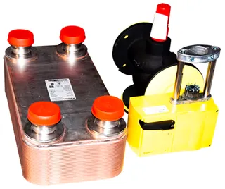 Novelan Kühlpaket SWP 23 u. 33kW 15026101 Cu-gelöt. Waschtisch,Mischvent.,Fühl.