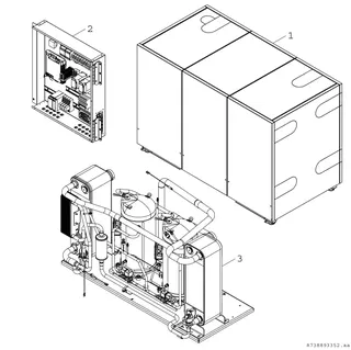 Junkers Erdwärmepumpe SUPRAECO T540-2 HT 982x1454x745, 54 kW, offenes Modbus – Bild 2