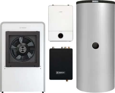 BO Wärmepumpen-Systempaket JUPA CS757 CS7000iAW9IR-S, AWE9, FF20, BSH 750-6ERZ