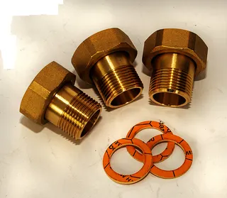 ROTEX Verschraubungs-Set 1" für Anschlus des Verbrühschutzes VTA32, Nr 156016 – Bild 2