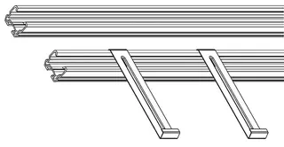 ROTEX Montageprofilschiene für V21P Nr. 162066 – Bild 3