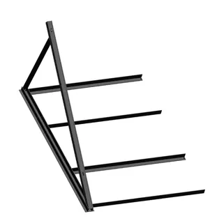 ROTEX Erweiterungspaket Flachdachgestell für einen zus. V26P-Kollektor,Nr.162059