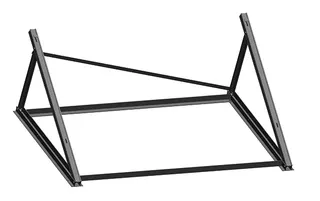 ROTEX Basispaket Flachdachgestell zur Montage von einem H26P-Kollektor 162060 – Bild 2