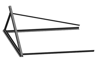 ROTEX Erweiterungspaket Flachdachgestell für einen zus. H26P-Kollektor,Nr.162061