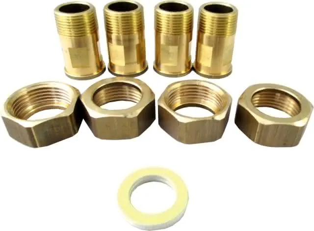 Wolf Anschluss-Set Fittings 2" Schraubanschluß (Ms AG), für SL-78..