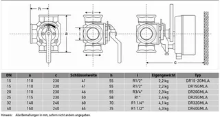 Honeywell Centra Mischer DR 40 GM-LA – Bild 4