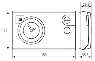 Theben-Uhrenthermostat RAM 722 weiß, Nr. 7220030, 230V – Bild 2