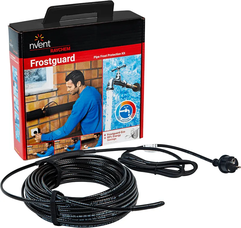 Raychem Frostguard-6M selbstregelndes Heizband(6m)2m Anschlusskabel,845612-000