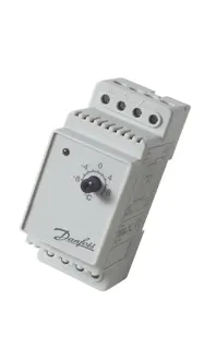 Danfoss elektr.Thermostat EFET 330 230 V für Schienenmontage, Nr. 088L0444