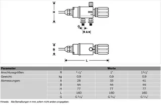 Honeywell Differenzdruckschalter DDS76-11/2, für F76 11/2"+2" – Bild 4