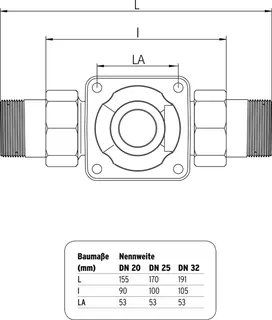 comfort-Anschluss-Set Nr. 2380.20.880 DN 20 (3/4") – Bild 2