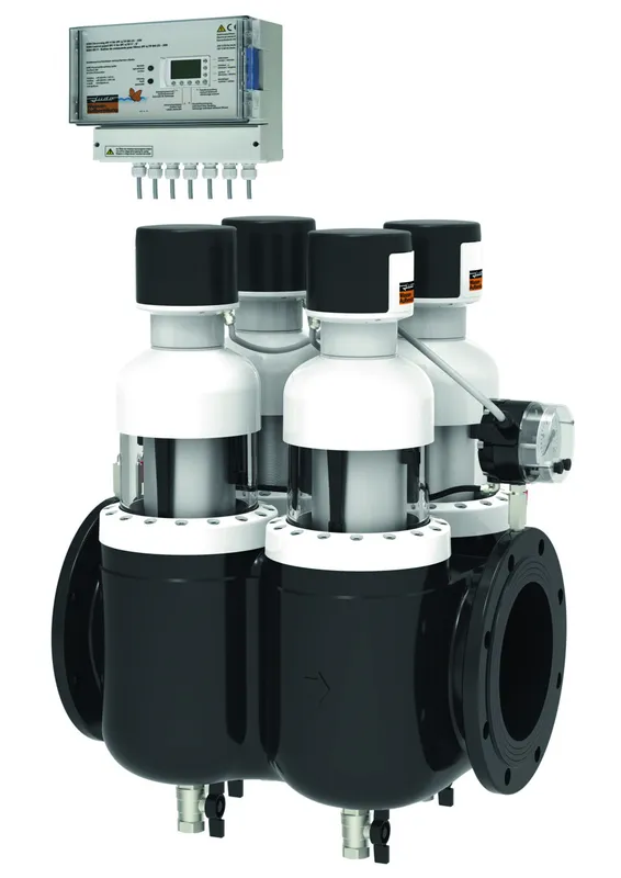 JUDO Automatik-Rückspül-Schutzfilter JPF-QC-ATP DN 125 30 ym potenzialfrei
