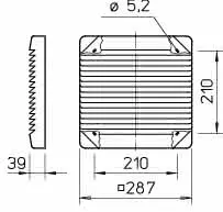 Helios G 200 Lüftungsgitter alpinweiß – Bild 2