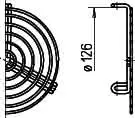 Helios SGR 125 Schutzgitter zu Rohrdurchm. 125 mm – Bild 2