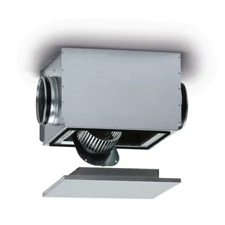 Helios SB 125 A SILENTBOX Rohrventilator, 1 PH schallgedämpft