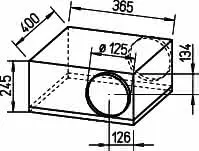 Helios SB 125 A SILENTBOX Rohrventilator, 1 PH schallgedämpft – Bild 2