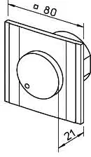 Helios ESU 3 Drehzahlsteller Unterputz Stufenlos 1-PH, I max. 2.5 A, 230 V – Bild 2