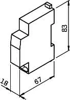 Helios ZV Zeit-Nachlaufrelais f. Verteilerschrankeinbau, 1-PH 230 V – Bild 2