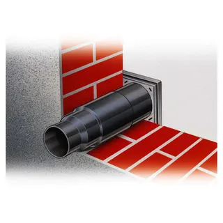 Helios TMK 100 Teleskop-Mauerkasten für Wanddurchführung, DN 100