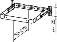 Helios ELS-MHU Universal-Montagehalter Wand-,Decken-,Schachtmontage v.UP-Gehäus – Bild 2