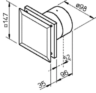 Helios M1/100 Minivent DN100 zweistufig – Bild 2