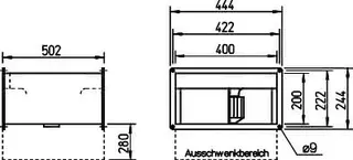 Helios KVW 200/4/40/20 Kanalventilator rechteckig, 1-PH – Bild 2