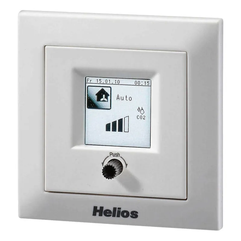 Helios KWL-BCU Bedienelement Komfort, inkl. Wochenzeitschaltuhr, UP