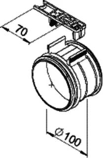 Helios RP - LV Langverbinder m. Befestigungsklammer – Bild 2