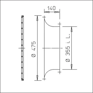 Helios ASD-SGD 355 Ansaugdüse mit Schutzgitter – Bild 2